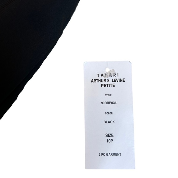 NWT Tahari Women’s Petite Black Dress Pants - Picture 3 of 4